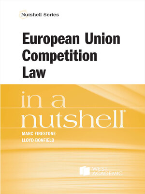 cover image of European Union Competition Law in a Nutshell